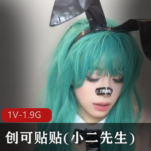 创可贴贴快手火爆小二先生最新合集1V1.9G,贴墙道具秀